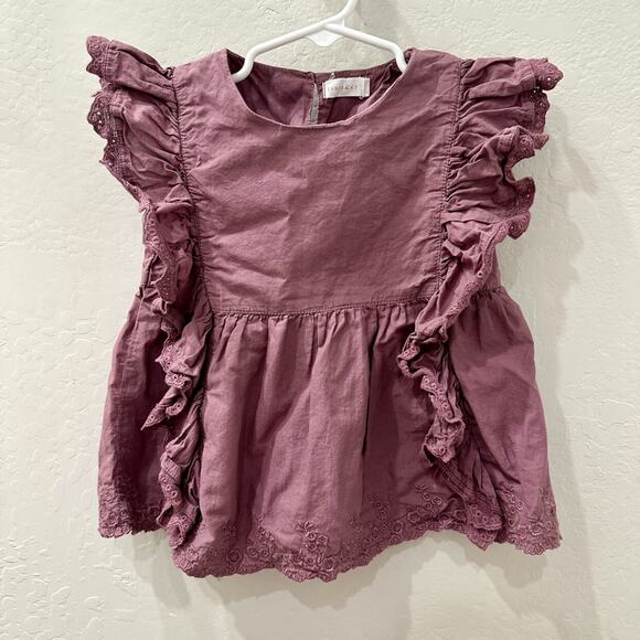 Jamie Kay Fig Lydia Ruffle Top - Picture 1 of 8